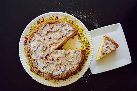 Fueling With Flavour Saffron And Pistachio Honey Cake Persian Love Cake