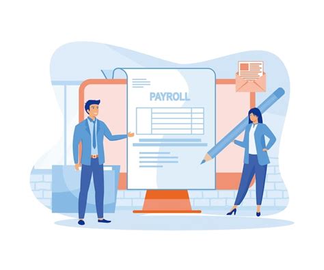 Premium Vector Payroll Administrative Concept Suitable For Web