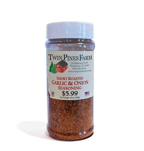 Smoky Roasted Garlic And Onion Seasoning — Twin Pines Farm