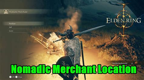 Elden Ring Nomadic Merchant Location YouTube