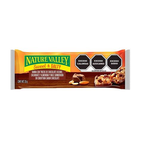 Barra De Granola Nature Valley Chocolate Oscuro Cacahuate Y Almendra