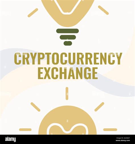 Conceptual Caption Crypto Currency Exchange Concept Meaning Trading Of