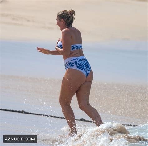 Claire Sweeney Sexy Spotted Showing Off Her Attractive Bikini Body In Barbados Beach AZNude