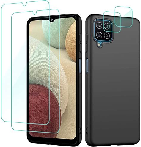 Yohii Cover Samsung Galaxy A12 A12 Nacho M12 Custodia E 2 Pezzi Vetro