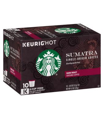 Starbucks K Cups Sumatra Dark