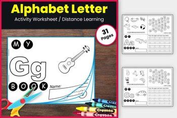 Alphabet Books Distance Learning A Z By TeachMasters Bazaar TPT