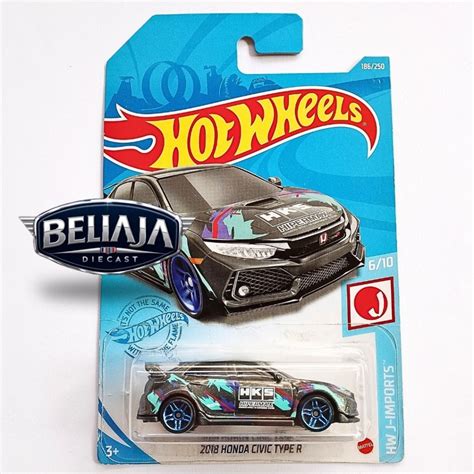 HOT WHEELS HONDA 風火輪 本田思域 TYPE R 黑色 HKS HW J 進口 蝦皮購物