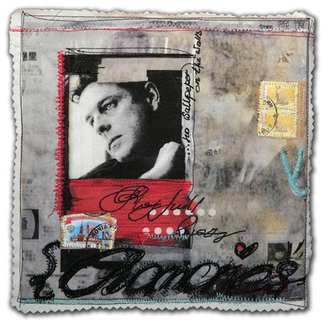 Anna Galkina. #collage #fabric #crafts