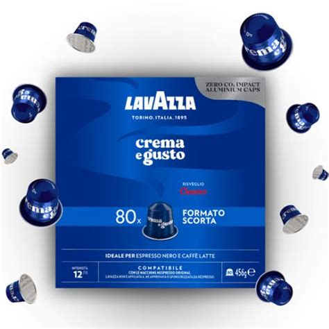 Capsule Nespresso Alluminio Lavazza Crema E Gusto Classico Cialde