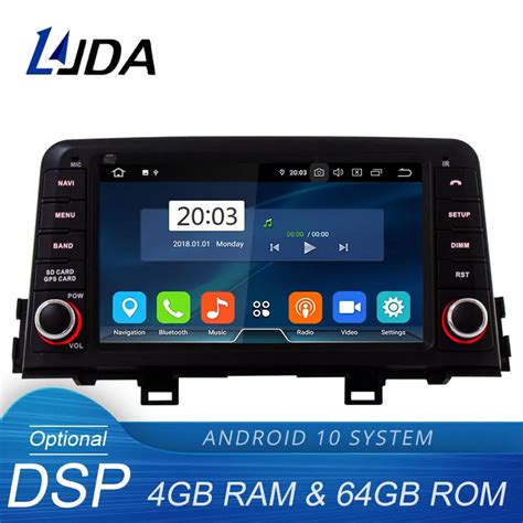 LJDA Android 10 0 Car DVD Player For KIA PICANTO MORNING 2017 2018