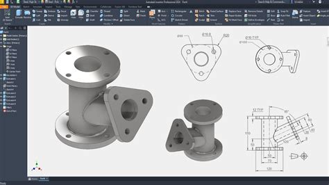 Inventor Beginner Tutorial D Model Basic Youtube