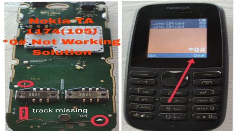 Nokia TA 1174 105 0 Keypad Jumper Solution YouTube