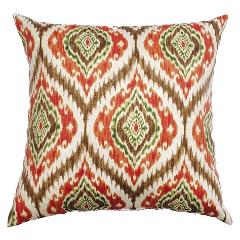 Allen Roth Floral Square Throw Pillow Outdoor Decorative Pillow At