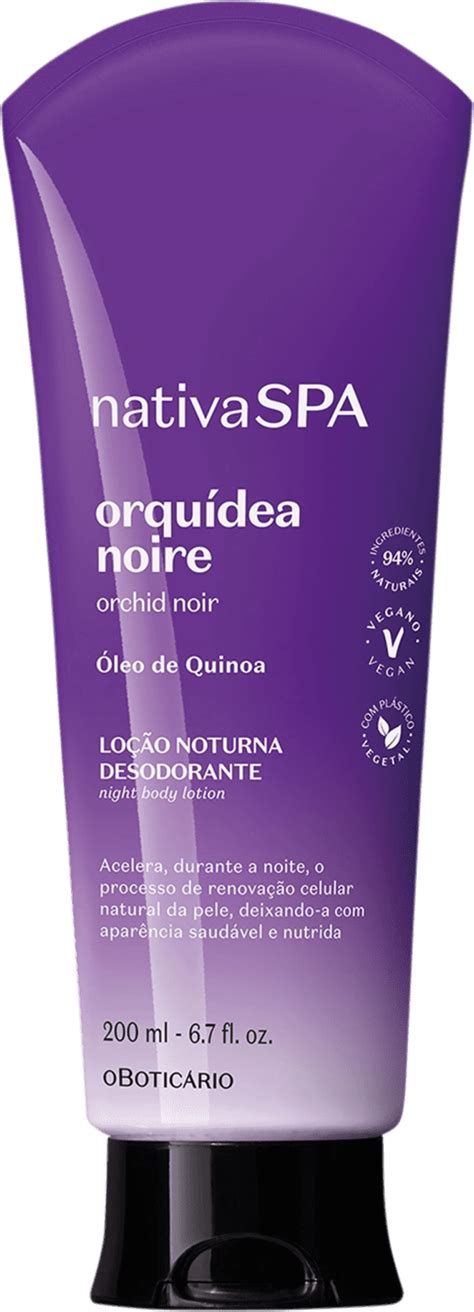 Lo O Desodorante Corporal O Botic Rio Nativa Spa Orqu Dea Noire