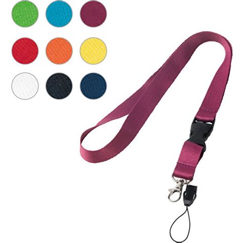 Anquetil Lanyard Mit 20mm Breite Orange Polyester 18g Als