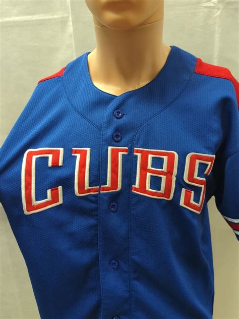 Vintage Kerry Wood Chicago Cubs Starter Jersey L MLB | SidelineSwap