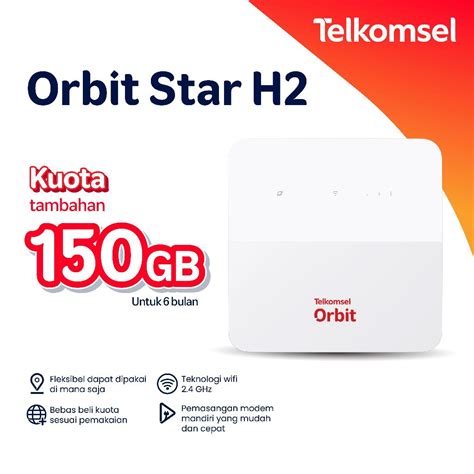 Jual Telkomsel Orbit Star H Modem Wifi G High Speed Bonus Data