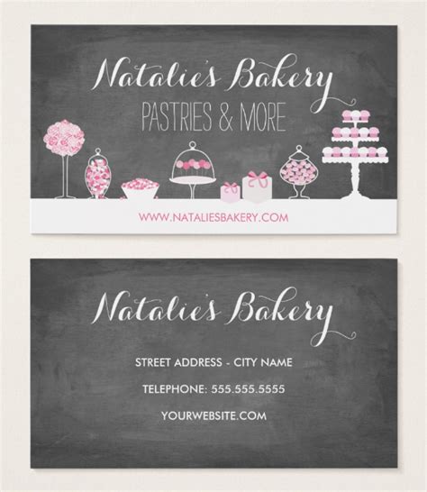 Free printable bakery business card templates - retresort