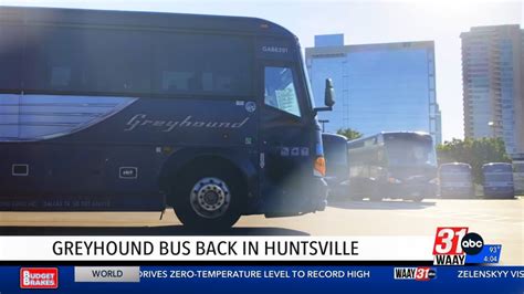 Greyhound Returns To Huntsville YouTube