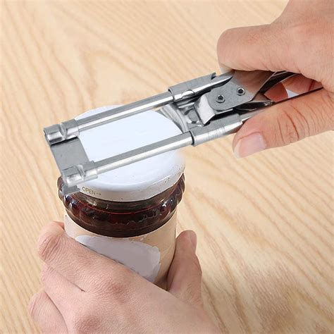 Amazon De Glas Ffner Verstellbarer Dosen Ffner Aus Edelstahl