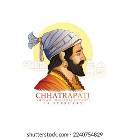 Illustration Sketch Chhatrapati Shivaji Maharaj Stock Vector (Royalty ...