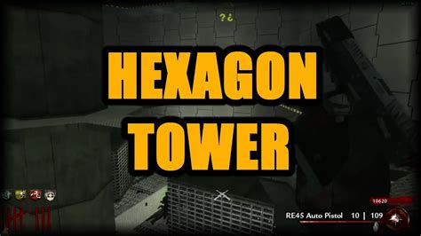 Cod Waw Nazi Zombies Custom Map Hexagon Tower Solo Youtube