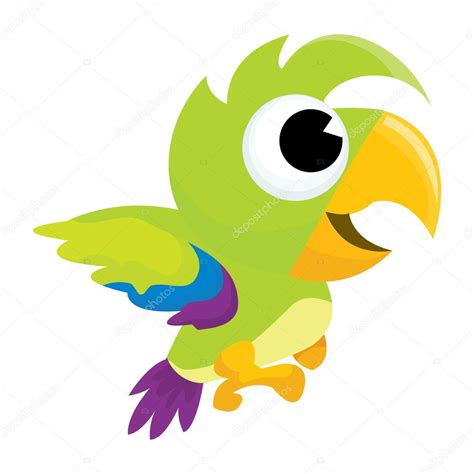 Lindo Loro De Dibujos Animados Vector Gr Fico Vectorial Totallyjamie