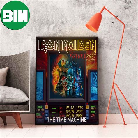 Iron Maiden The Future Past Tour 2023 Home Decor Poster Canvas Binteez