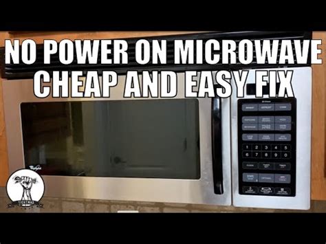 Easy Fix Microwave Wont Turn On No Power On Microwave YouTube