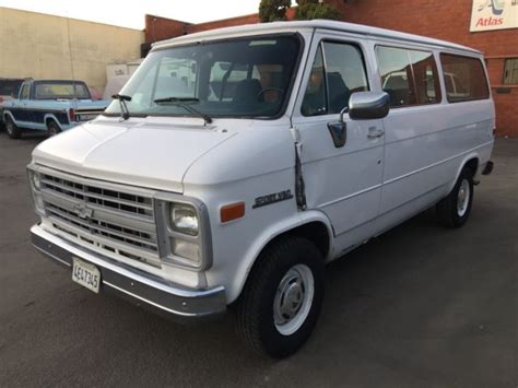 1991 Chevrolet G20 G10 Van Sportvan Classic Van For Sale Photos Technical Specifications