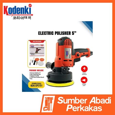 Jual Kodenki Eps Mesin Polisher Inch Alat Poles Kaca Motor Mobil