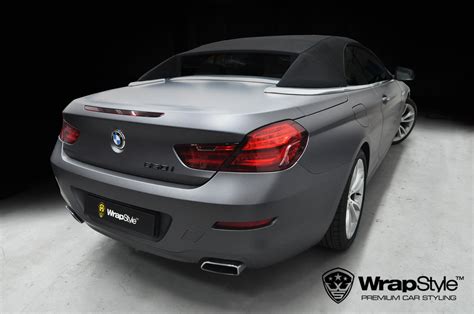 Bmw 650i Dark Grey Matt Wrap Wrapstyle