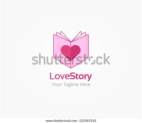 Love Story Logo Template Stock Vector Royalty Free 525063142