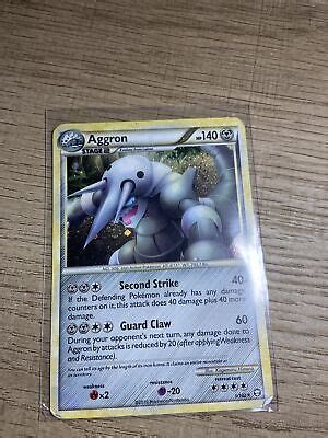 Pokémon TCG Aggron Triumphant 1 102 Holo Holo Rare eBay