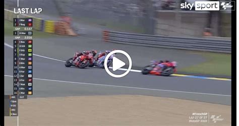 MotoGP Ultimo Giro Ad Alta Tensione A Le Mans Vince Martin Marquez