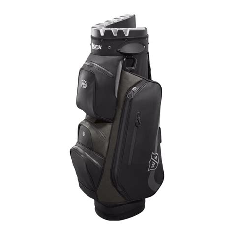 Wilson iLock Cart Bag Black Golfové palice golfové doplnky golfové