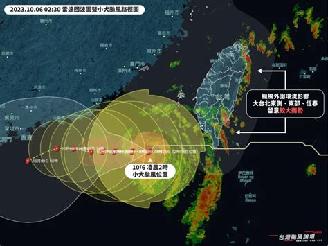 小犬颱風「離台才變乖」！登陸前後對比照曝光 陣風排名世界第三 天氣速報 生活 Nownews今日新聞