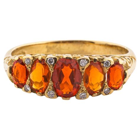 Victorian Fire Opal Gold Ring For Sale At 1stdibs