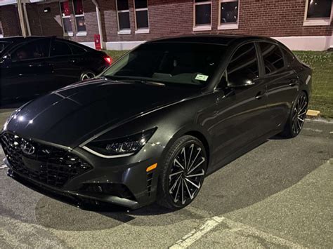 2020 Hyundai Sonata With 20x85 35 Karma Kustoms K12 And 24535r20