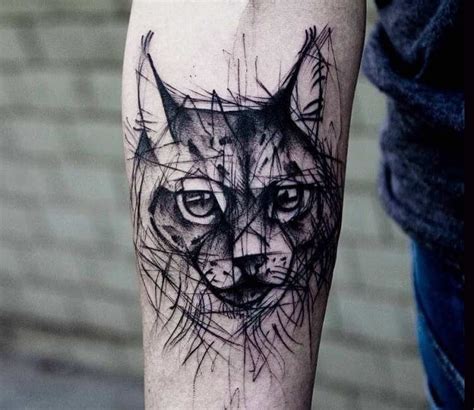 Lynx tattoo by Kamil Mokot | Photo 21505