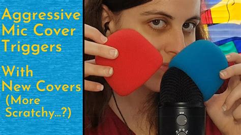 Asmr Aggressive Mic Cover Triggers With New Scratchier Mic Covers