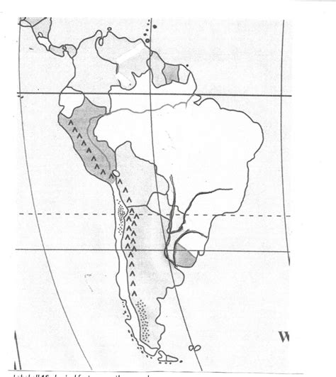 Latin America physical features map Diagram | Quizlet