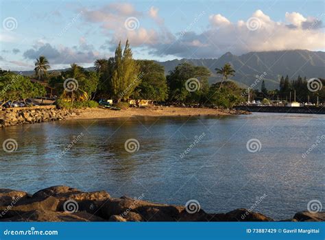 Waialua Bay Haleiwa Harbor Stock Image Image Of Tourist 73887429