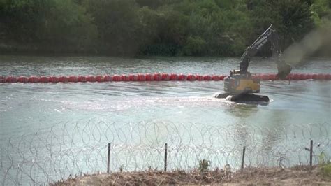 Mexico Demands Texas Remove Floating Barrier of Buoys with Saw Blades ...