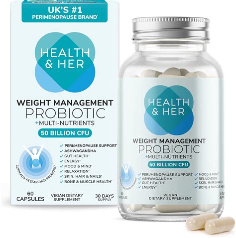 Health & Her Weight Management Probiotics for Women – Perimenopause