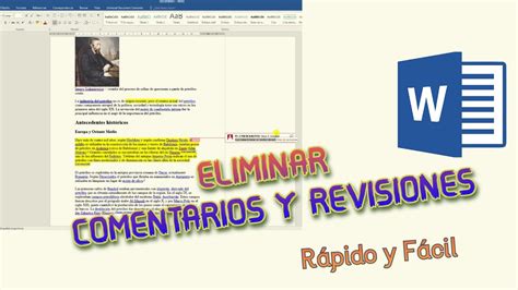 Como Eliminar Comentarios En Word 2022 YouTube