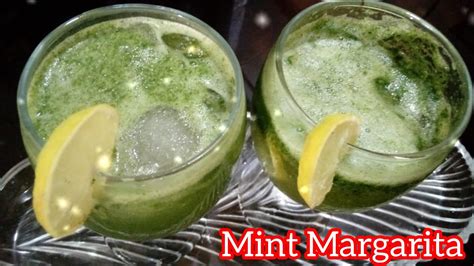 Mint Margarita Recipe By Yummy Food With Esha Mint Lemonade Recipe Summer Drink Youtube