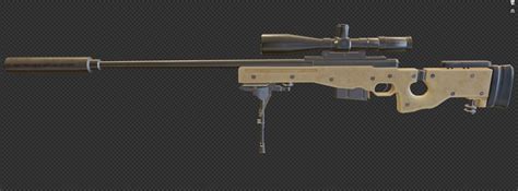 D Model Arctic Warfare Magnum Awp L A Sniper Rifle Vr Ar Low