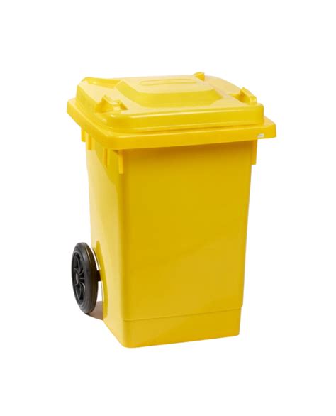 Wheelie Bin 75 Litre Yellow FL 143 75 Y Fosse Liquitrol