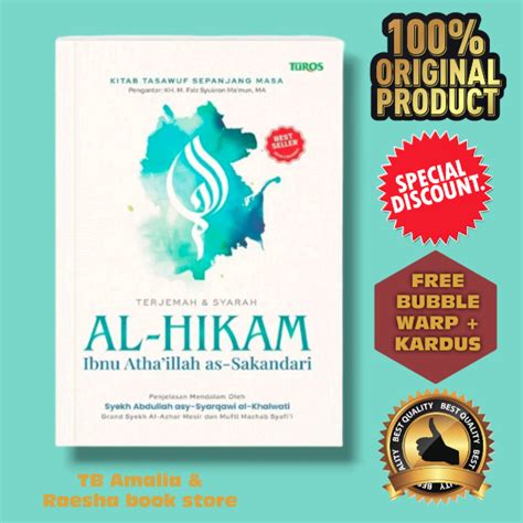 Jual Buku Tasawuf Terjamah Dan Syarah Al Hikam Ibnu Athaillah As